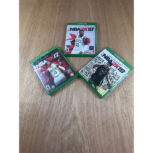 NBA 2K Xbox One Game Lot – 2K17 2K18 2K19 - Picture 1 of 3